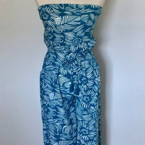NWT Blue Island Beach Coverup Jumpsuit Size XS